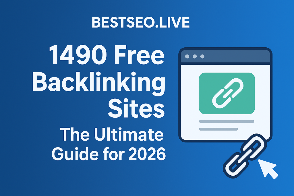 1490 Free Backlinking Sites